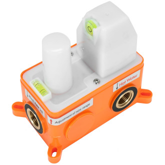 Rea Oval Podomítkový sprchový set + box, černá REA-P8467