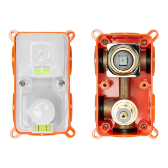 Rea Oval Podomítkový sprchový set + box, černá REA-P8467