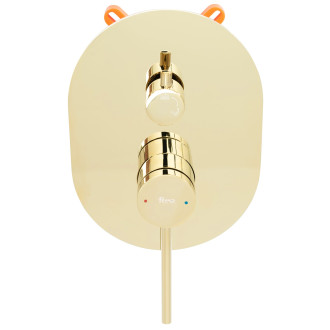 Rea Oval podomítkový sprchový set, zlatá + box REA-P8466