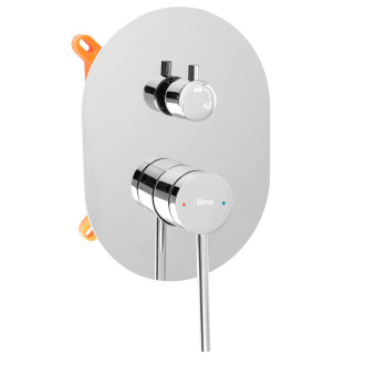 REA Oval podomítkový sprchový set, včetně boxu, chrom REA-P8415