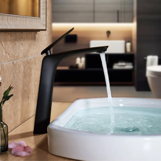 Rea Jager vysoká umyvadlová baterie, černá REA-B5122