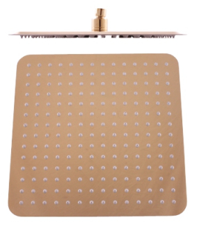 RAV SLEZÁK SLIM sprcha s tropickým deštěm 300x300 mm - nerez - zlato KS0004Z