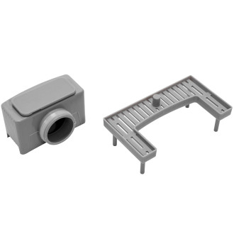 Rea Odtokový žlab + sifon + nohy + těsnící manžeta Neo&Pure 500 N REA-G0090