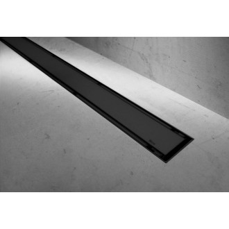 Rea Odtokový žlab + sifon + nohy + těsnící manžeta Neo&Pure 1000 N PRO Black REA-G8909