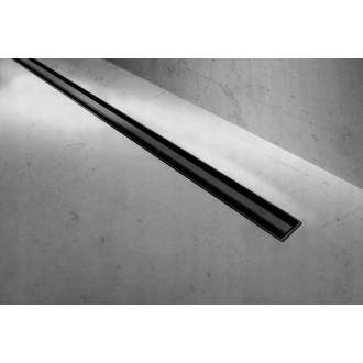 Rea Odtokový žlab + sifon + nohy + těsnící manžeta Neo Slim Pro-800 Black REA-G8902