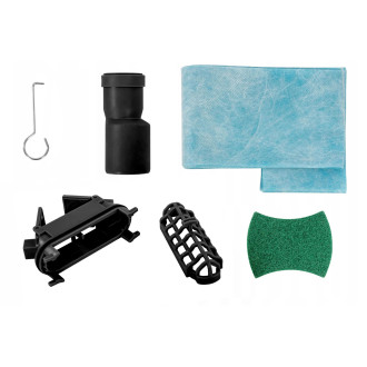 Rea Odtokový žlab + sifon + nohy + těsnící manžeta Neo Slim Pro-1000 Black REA-G8904