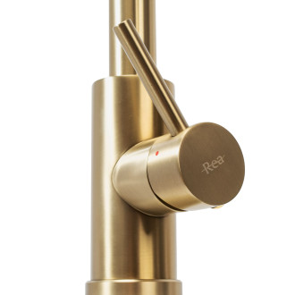 Rea kuchyňská baterie Fresh-brush gold REA-B9148