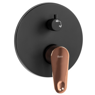 Rea sprchový set Mild-black rose gold   REA-P9143