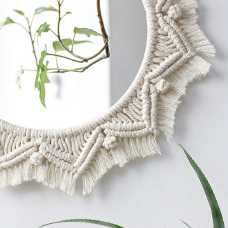 Nástěnné zrcadlo Boho 50CM 322047