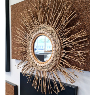 Nástěnné zrcadlo Boho 45CM 322091