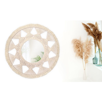 Nástěnné zrcadlo Boho 65CM 322050