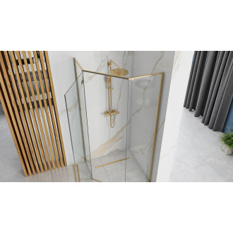 Rea Diamond sprchový kout 100x100, zlatá REA-K6616
