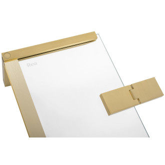Rea Hugo sprchový kout 90x90, broušené zlato REA-K6609