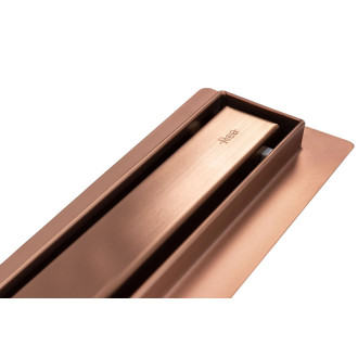 Rea Neo Slim Pro odtokový žlab 80, kartáčovaná měď REA-G0653