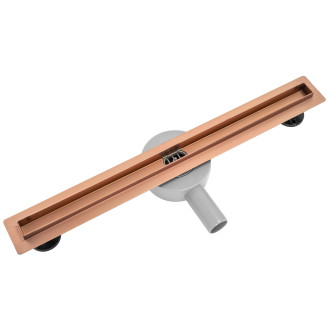 Rea Neo Slim Pro odtokový žlab 80, kartáčovaná měď REA-G0653