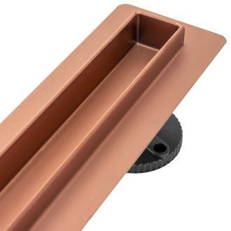 Rea Neo Slim Pro odtokový žlab 80, kartáčovaná měď REA-G0653