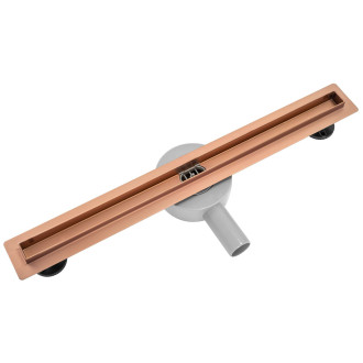 Rea Neo Slim Pro odtokový žlab 70, kartáčovaná měď, REA-G0651