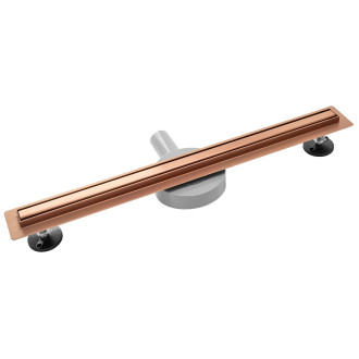 REA Neo Slim Pro odokovýb žlab  brushed copper 60 REA-G0650