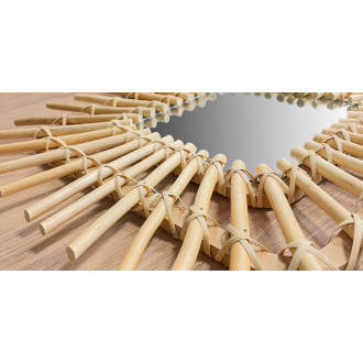 Nástěnné zrcadlo Boho 45CM QDJ071