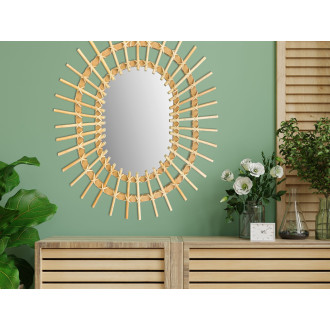 Nástěnné zrcadlo Boho 57CM QDJ5749