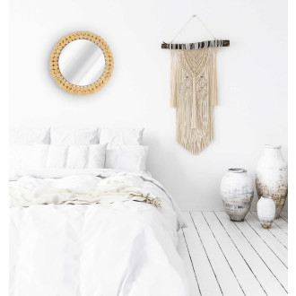 Nástěnné zrcadlo Boho 36CM KLNA-MR01