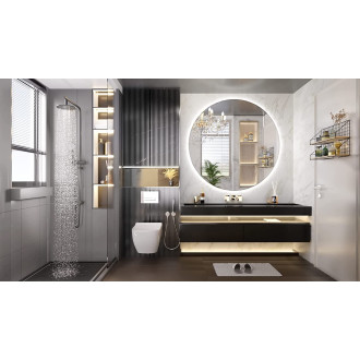 REA Zrcadlo LED 50cm HOM-02820