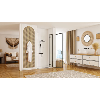 Rea Sprchové Dveře Rea Hugo 80 Black KPL-45206