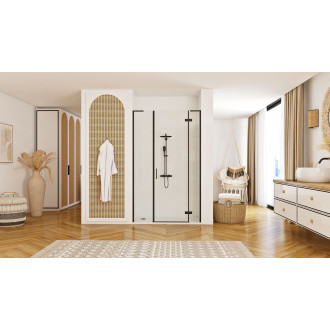 Sprchové Dveře Rea Hugo 130 Black