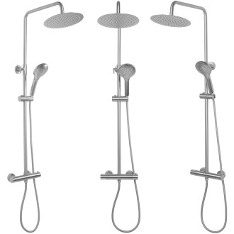 REA Vincent sprchový set, broušený nikl REA-P6603