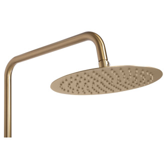 Rea Lungo sprchový set s termostatem, broušené zlato REA-P6604