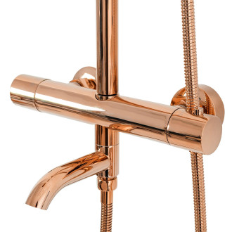 Rea Lungo sprchový set s termostatem, rose gold REA-P6606