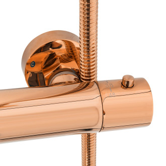 Rea Lungo sprchový set s termostatem, rose gold REA-P6606