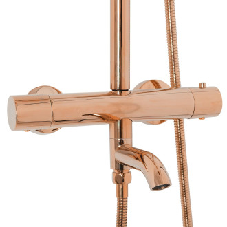 Rea Lungo sprchový set s termostatem, rose gold REA-P6606