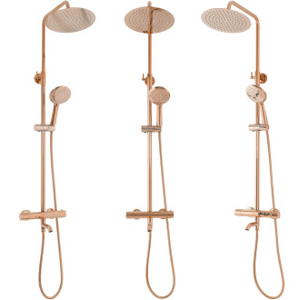 Rea Lungo sprchový set s termostatem, rose gold REA-P6606