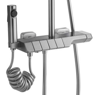 REA Sprchový set s termostatem - Rob Nickiel Brush Inox REA-P6624