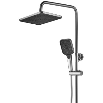 REA Sprchový set s termostatem - Rob Nickiel Brush Inox REA-P6624