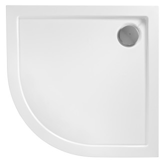 Sprchová kabina REA Look Chrome 90x90 + Sprchová vanička Look White