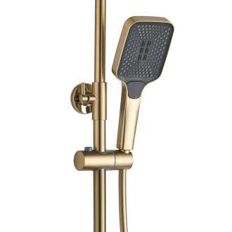 Rea Helix sprchový set, broušené zlato REA-P6621