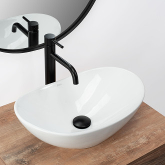 Rea Royal Mini White umyvadlo na desku  REA-U6507