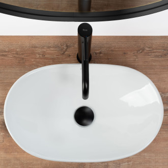 Rea Royal Mini White umyvadlo na desku  REA-U6507