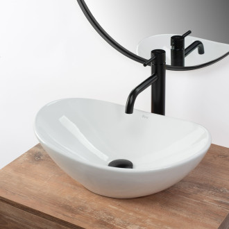 Rea Royal Mini White umyvadlo na desku  REA-U6507
