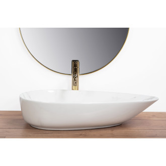 REA Umyvadlo na desku GRETA 65 Bianco Shiny REA-U6501