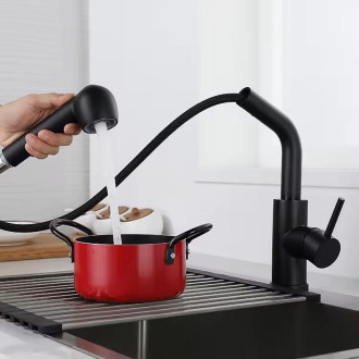 REA Troy kuchyňská baterie, černá REA-B6300