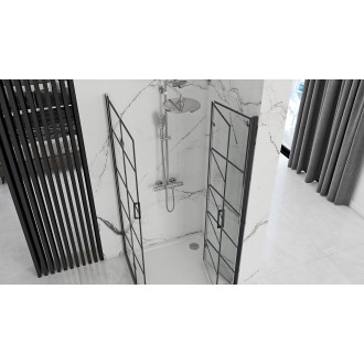 Sprchová kabina Rea Molier Black Double 80x100