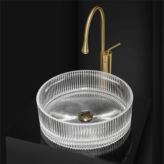 REA Ingrid Transparent umyvadlo na desku REA-U0278