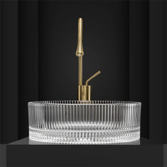 REA Ingrid Transparent umyvadlo na desku REA-U0278