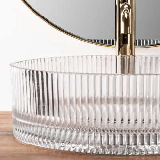 REA Ingrid Transparent umyvadlo na desku REA-U0278