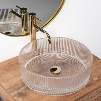 REA Ingrid Transparent umyvadlo na desku REA-U0278