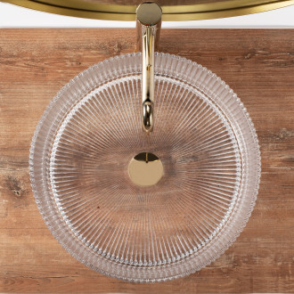 REA Ingrid Transparent umyvadlo na desku REA-U0278