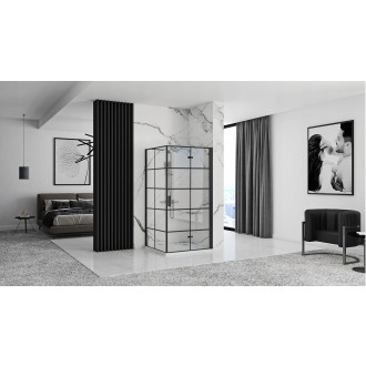 Sprchová kabina Rea Molier Black 110x80